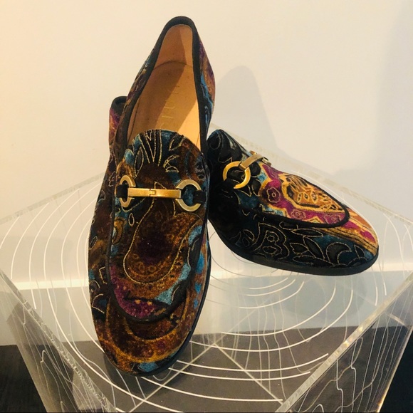 Unisa Velvet brocade loafers - Picture 3 of 4
